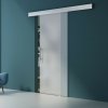 Interiérové dveře Amalfi Satinato skleněné 900x2050 mm s madlem