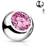 Šperky4U náhradní kulička s kamínkem ND024P-1203 – Sleviste.cz
