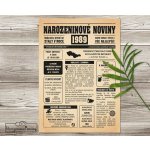 Narozeninové noviny 1989 - jednostranné – Hledejceny.cz