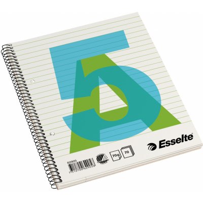 Esselte blok se spirálou linkovaný A5 70 listů – Zboží Živě