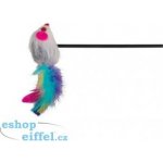 Trixie Udice Myška s péřovým ocasem 50cm – Zboží Dáma