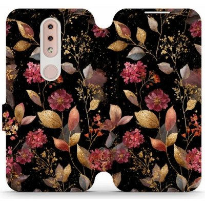 Mobiwear - Nokia 4.2 - V171S Zlatavé lístky a květy – Sleviste.cz