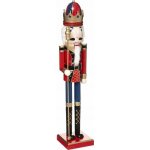 Atmosphera Figurka louskáček dřevo 60 cm vícebarevná – Hledejceny.cz