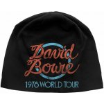 Razamataz Beanie čepice DAVID BOWIE WORLD TOUR LOGO černá JB186 – Hledejceny.cz