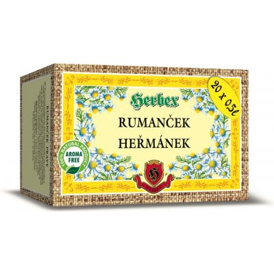 Herbex Heřmánek pravý 20 x 2,5 g – Zbozi.Blesk.cz