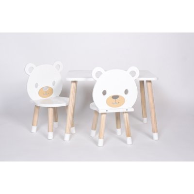 Ourbaby stůl se židlemi Bear 32903 – Zboží Dáma