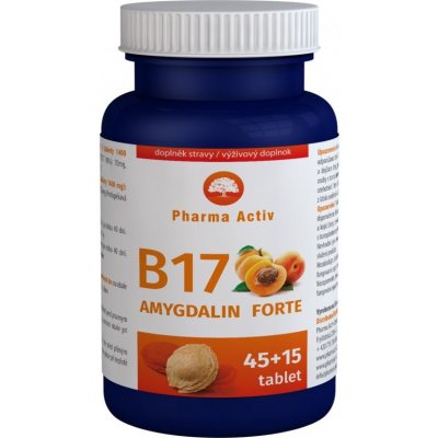 Pharma Activ Czech Vitamín B17 Forte Amygdalin 45 + 15 tablet