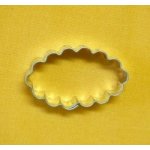 Vykrajovátko - Ovál vroubkovaný 5,5 cm – Sleviste.cz