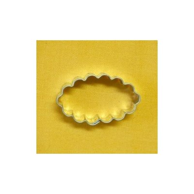 Vykrajovátko - Ovál vroubkovaný 5,5 cm – Sleviste.cz