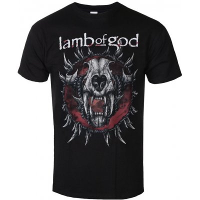 Rock off tričko metal Lamb of God Radial černá – Zbozi.Blesk.cz
