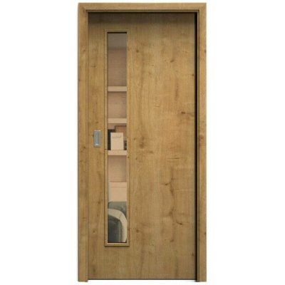 Sapeli Elegant Komfort M60 posuvné dub sukatý 100 x 210 cm Planibel bronz – Hledejceny.cz