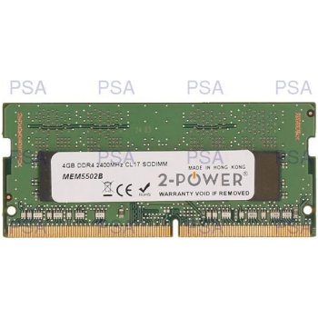 2-Power SODIMM DDR4 4GB 2400MHz CL17 MEM5502B