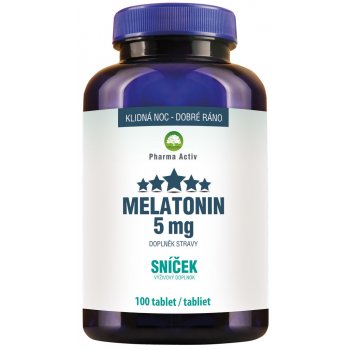 Pharma Activ Melatonin Sníček 5 mg Forte 100 tablet