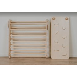 Leg&go Montessori oboustranné prkno/skluzavka přírodní