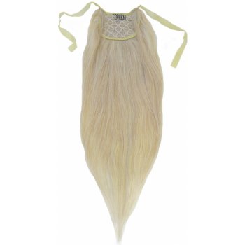 Nejsvětlejší blond clip-in culík (613), 50 cm, REMY, 80g