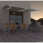 vidaXL Automatická markýza LED a senzor větru 600 x 300 cm krémová – Zboží Mobilmania