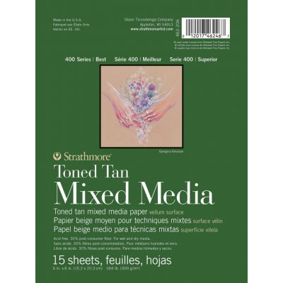 Strathmore 400 Series Mixed Media Skicář 15 15 x 20 cm 300 g – Hledejceny.cz
