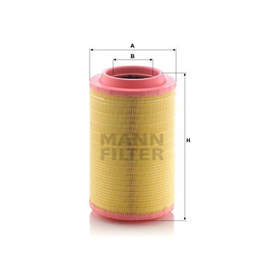 MANN-FILTER Vzduchový filtr C258608 – Hledejceny.cz