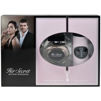 Antonio Banderas Her Secret EDT 50 ml + deospray 150 ml dárková sada