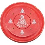 Mani Bhadra Stojánek na vonné tyčinky talířek symbol Buddha 10 cm – Hledejceny.cz