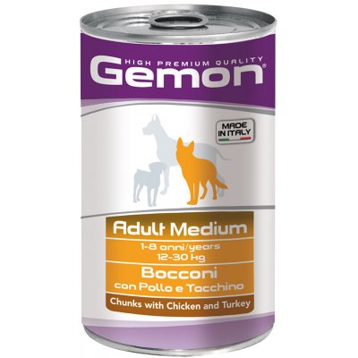 Gemon Dog HP Mini kousky kuře krocan 1,25 kg – Zboží Mobilmania