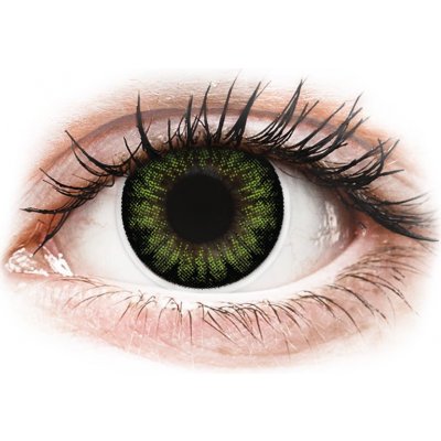 MaxVue ColorVue Big Eyes Party Green barevné tříměsíční nedioptrické 2 čočky – Zboží Mobilmania