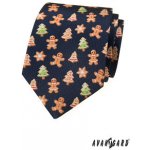 Avantgard Kravata Lux 561-19100 modrá/perníček – Zboží Dáma