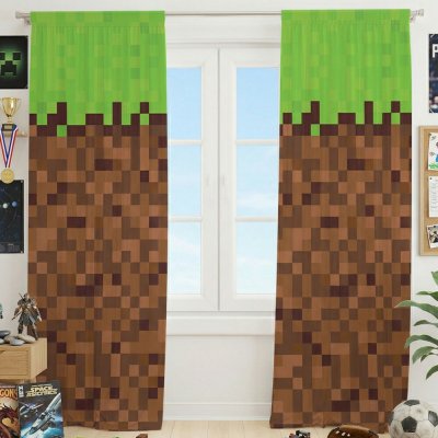 IMPAR Závěsy Pixely (Rozměr : 140x250, Materiál: Blackout) – Hledejceny.cz