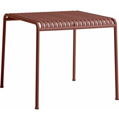 HAY Zahradní stůl Palissade Table 82x90, Iron Red – Hledejceny.cz