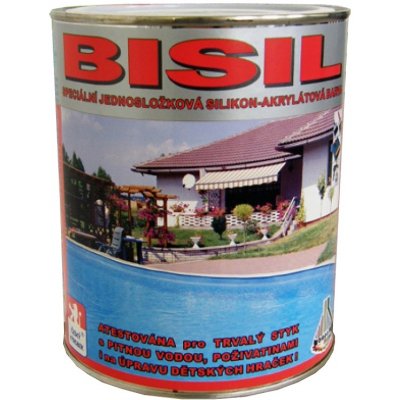 Bisil silikon-akryl 3,5 kg světle modrý pololesklý