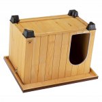 Ferplast Baita 80 dřevěná bouda pro psy 102 x 70 x 65,5 cm – HobbyKompas.cz