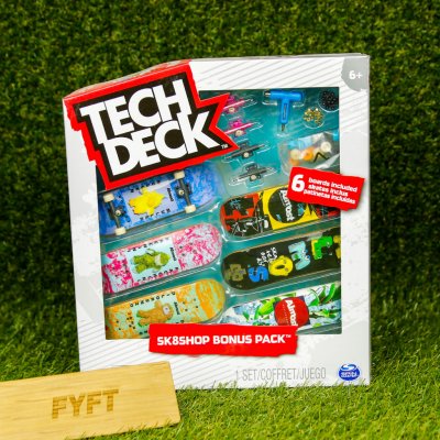 TechDeck Fingerboard Sk8shop bonus pack 6ks Almost – Zboží Dáma
