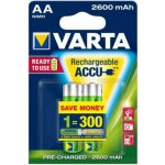 Varta AA 2600mAh 2ks 05716 101 402 – Zboží Živě