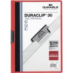 Durable Duraclip Desky A4 kapacita 30 listů červená – Zboží Mobilmania