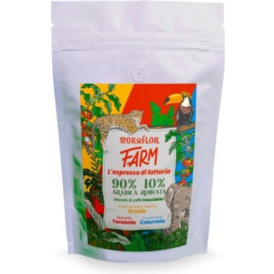 Mokaflor Farm 90/10 zrnková 250 g – Hledejceny.cz