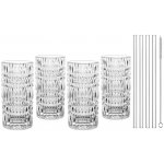 Nachtmann Sklenice na long drink TASTES GOOD s brčky 4 x 422 ml – Zbozi.Blesk.cz
