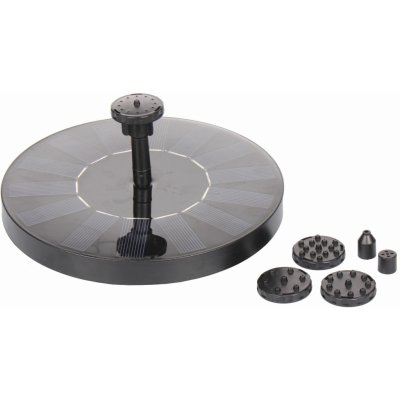 Courtyard plovoucí solární fontána barva černá – Zboží Dáma