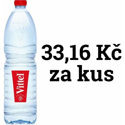 Vittel minerální voda neperlivá pet 6 x 1,5 l – Hledejceny.cz