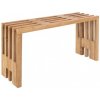 Lavice do předsíně House Nordic Benidorm 1401101 teak přírodní 90 x 30 cm