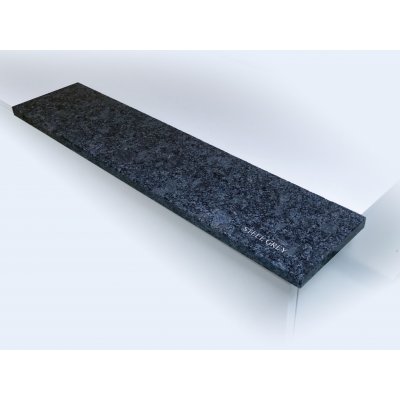 TONE OF STONE Vnitřní kamenný žulový parapet - Žula Steel Grey - lesk, 10x150x20 mm – HobbyKompas.cz