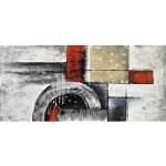 Obraz na plátně, ručně malovaný Abstrakce II. 55x120cm – Hledejceny.cz