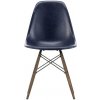 Jídelní židle Vitra Eames Fiberglass DSW navy blue/dark maple