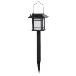 lampa solární lucerna pr. 10,5cm v.40cm, 12LED, nerez/PH ČER – Hledejceny.cz