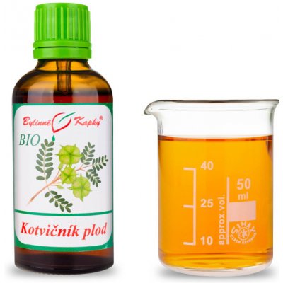 Bylinné kapky BIO Kotvičník plod BIO tinktura 50 ml – Hledejceny.cz