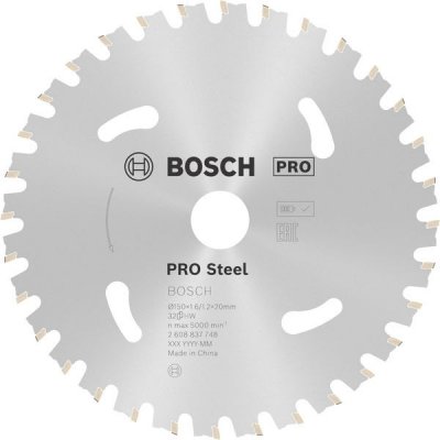 Bosch Accessories 2608837748 Průměr: 150 mm Pilový kotouč pro řezání standardní for Steel – Zboží Dáma