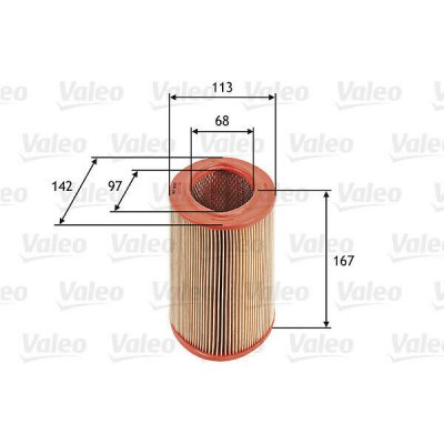 Vzduchový filtr VALEO 585623 – Hledejceny.cz