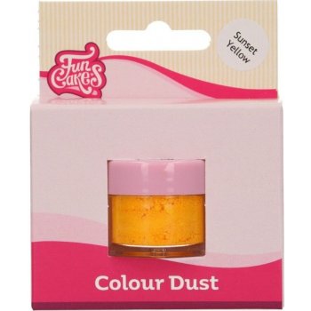 FunCakes Prachová barva Dust Sunset Yellow 2,5g