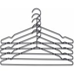 HAY Sada kovových ramínek na šaty 5ks, Black – Zboží Mobilmania