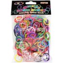 LOOM BANDS Gumičky 300 ks a doplňky Set v sáčku Mix barev