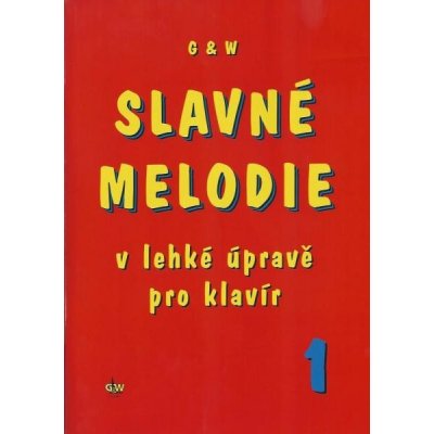 Slavné melodie v lehké úpravě pro klavír 1 + CD – Hledejceny.cz